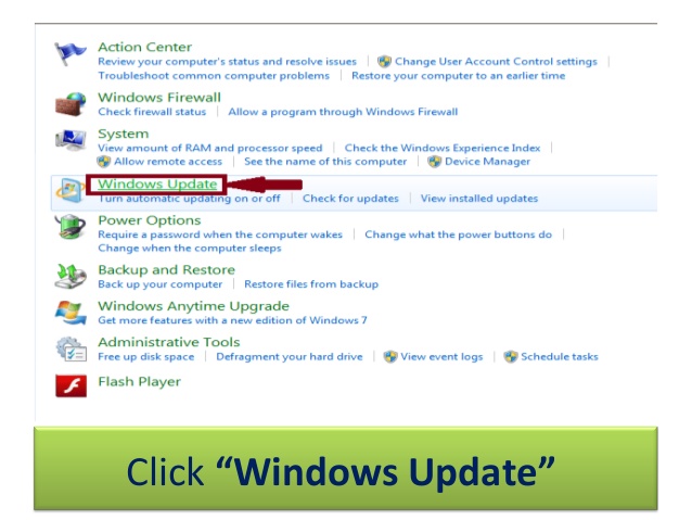 Change Windows 7 Update Settings